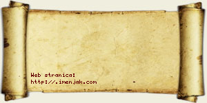 Mia Stojadinović vizit kartica